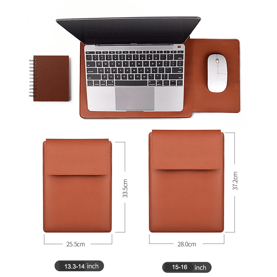 Capa Multiuso para MacBook em Couro PU – Com Mouse Pad Integrado - Utyl