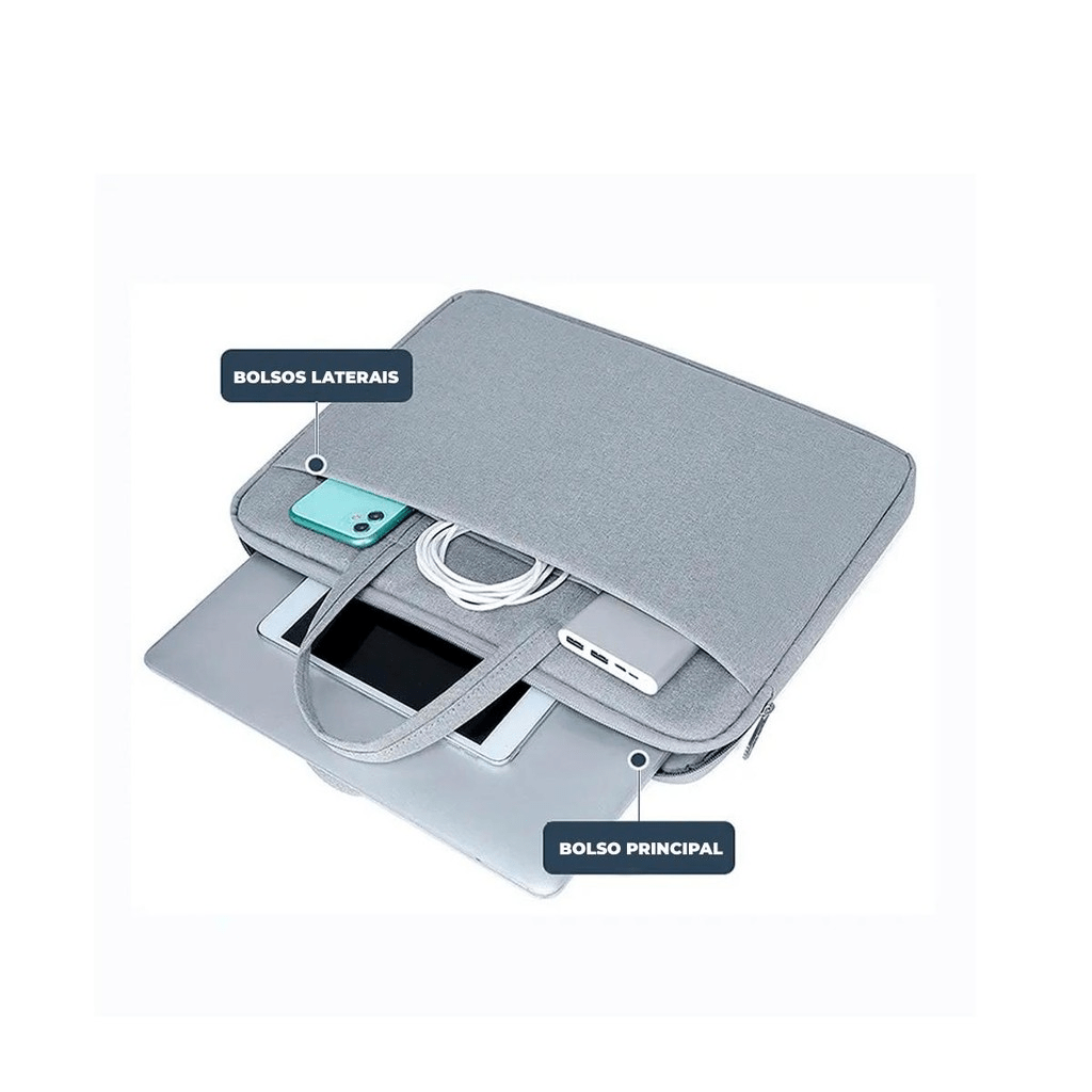 Case Acolchoado Impermeável para Notebook – Proteção e Estilo - Utyl