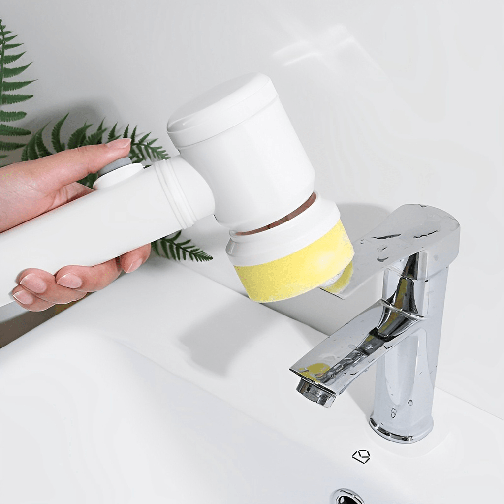 Escova Elétrica Mágica 5 em 1 – Recarregável, Sem Fio, Multiuso para Limpeza Sofisticada - Utyl