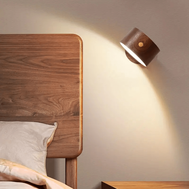 Luminária de Cabeceira Sem Fio com LED e Ímã – Luz para Leitura com Dimmer USB - Utyl