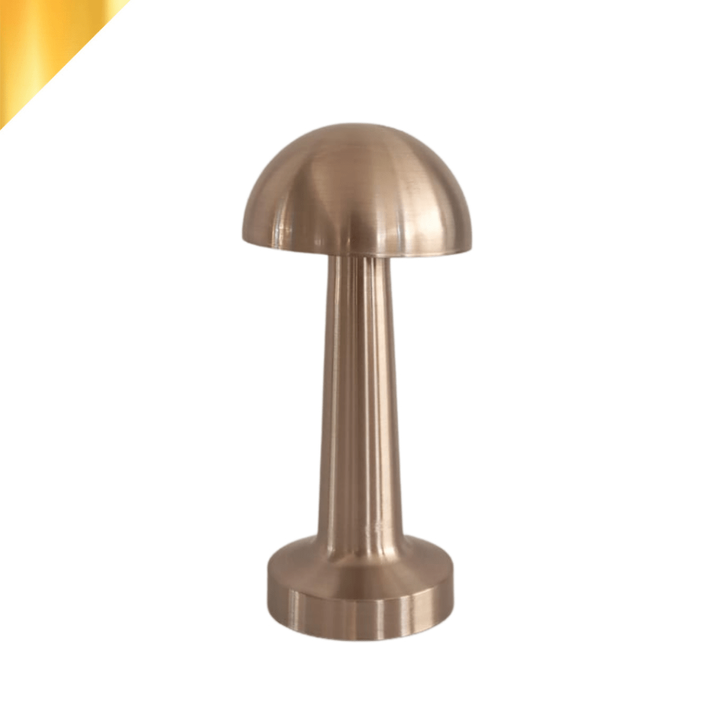 Luminária de Mesa LED 3 em 1 – Recarregável, Ajustável, Luxo Tipo - C - Utyl