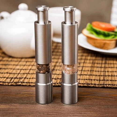 Moedor de Sal e Pimenta em Inox Manual - Mini - Utyl
