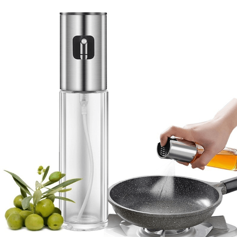 Spray de Azeite e Vinagre 100ml – Borrifador Culinário Premium em Inox - Utyl