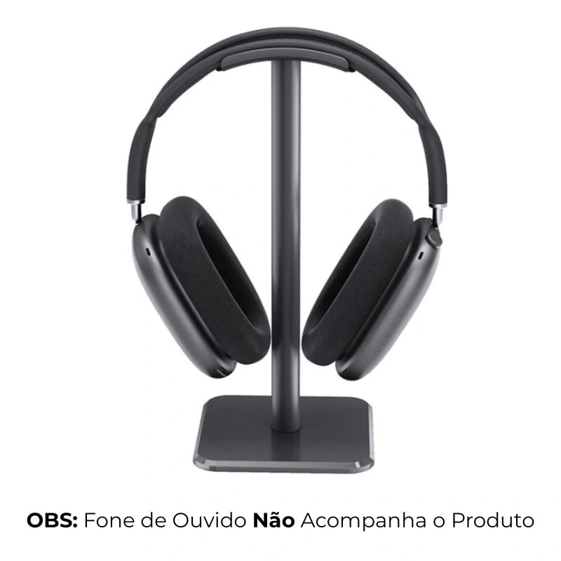 Suporte de Fone de Ouvido em Alumínio Destacável – Design Elegante e Funcional - Utyl