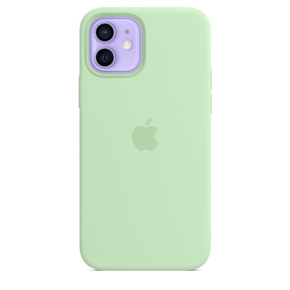 Capinha de Silicone com MagSafe para iPhone 12