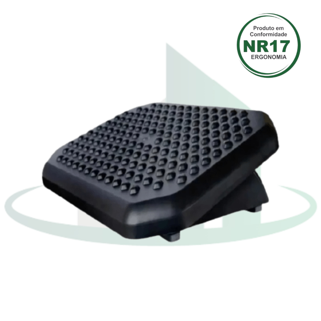 Apoio Ergonômico para Pés Inclinável com Função de Massagem Ajustável Confortável