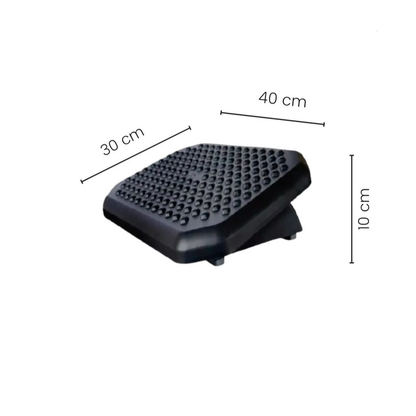 Apoio Ergonômico para Pés Inclinável com Função de Massagem Ajustável Confortável