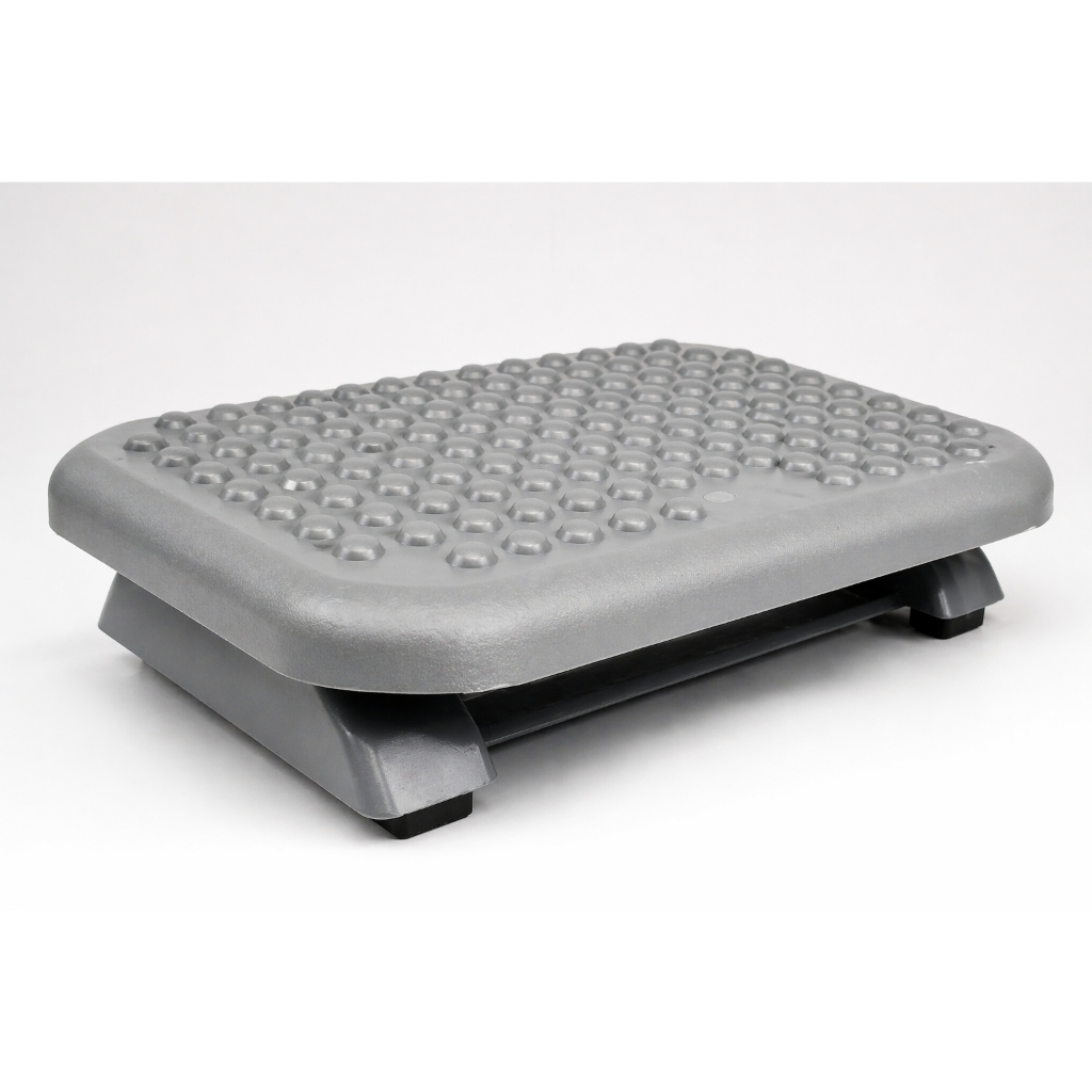Apoio Ergonômico para Pés Inclinável com Função de Massagem Ajustável Confortável