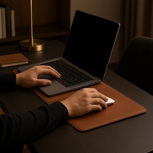 Capa Multiuso para MacBook em Couro PU – Com Mouse Pad Integrado - Utyl