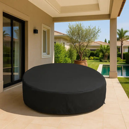 Capa para Sofá Redondo Tipo Daybed – Impermeável, Proteção Contra UV, Poeira e Chuva - Utyl