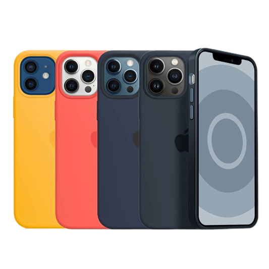 Capinha de Silicone com MagSafe para iPhone 12 - Utyl