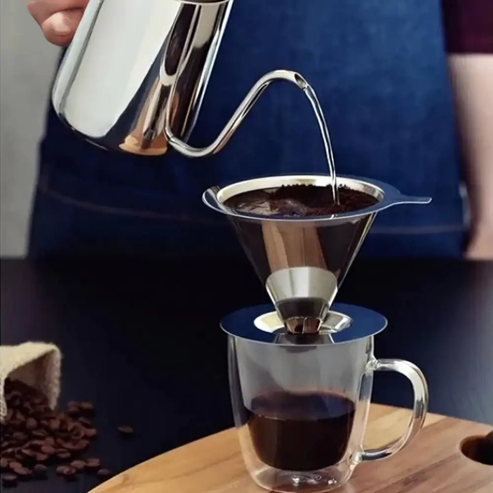 Coador de Café em Aço Inox 102 – Reutilizável, Ecológico e Sem Uso de Papel - Utyl