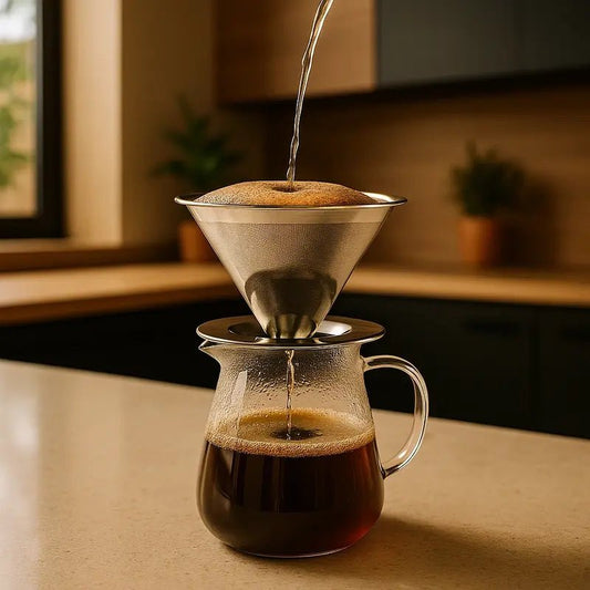 Coador de Café em Aço Inox 102 – Reutilizável, Ecológico e Sem Uso de Papel - Utyl
