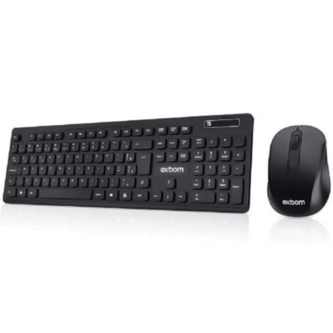 Combo Teclado e Mouse Sem Fio Exbom – Conforto, Praticidade e Estilo - Utyl