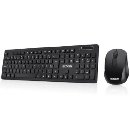 Combo Teclado e Mouse Sem Fio Exbom – Conforto, Praticidade e Estilo - Utyl