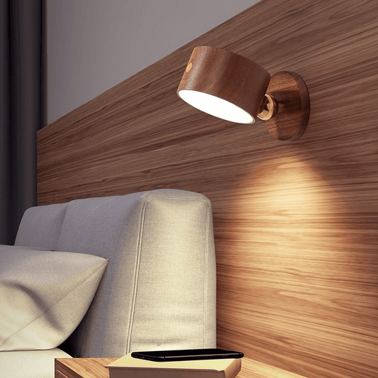 Luminária de Cabeceira Sem Fio com LED e Ímã – Luz para Leitura com Dimmer USB - Utyl