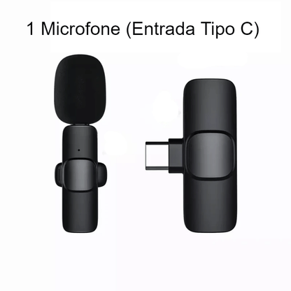 Microfone de Lapela Sem Fio Parla - Utyl