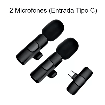 Microfone de Lapela Sem Fio Parla - Utyl