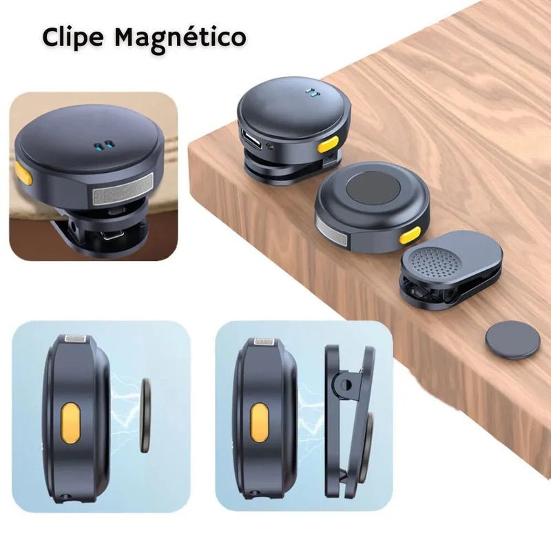 Microfone de Lapela Sem Fio Parla v2.0 - Utyl