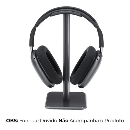 Suporte de Fone de Ouvido em Alumínio Destacável – Design Elegante e Funcional - Utyl