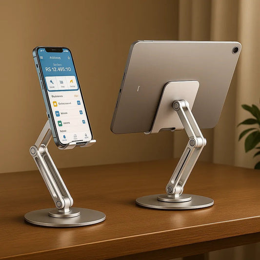 Suporte para iPad e iPhone em liga de metal giro 360° - Utyl