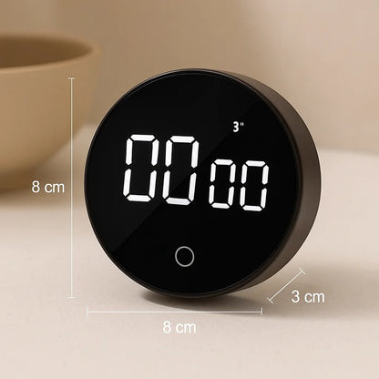 Temporizador Digital Programável Timer De Cozinha Magnético Alarme Relógio Academia Cronometro - Utyl