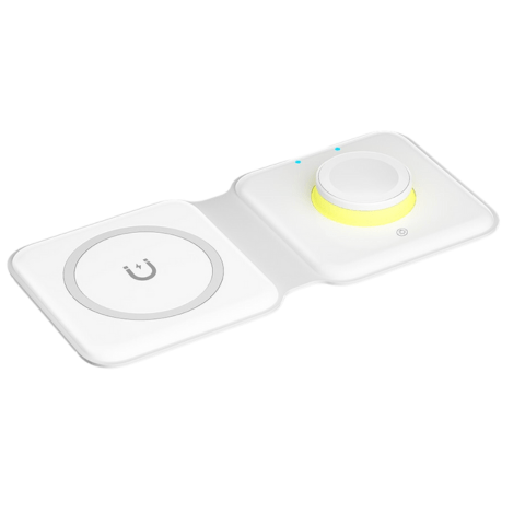 Carregador 3 em 1 Magnetico 15W Sem fio, dobrável para iPhone 12 e 13, Airpod, IWatch 6 e 7 - Utyl